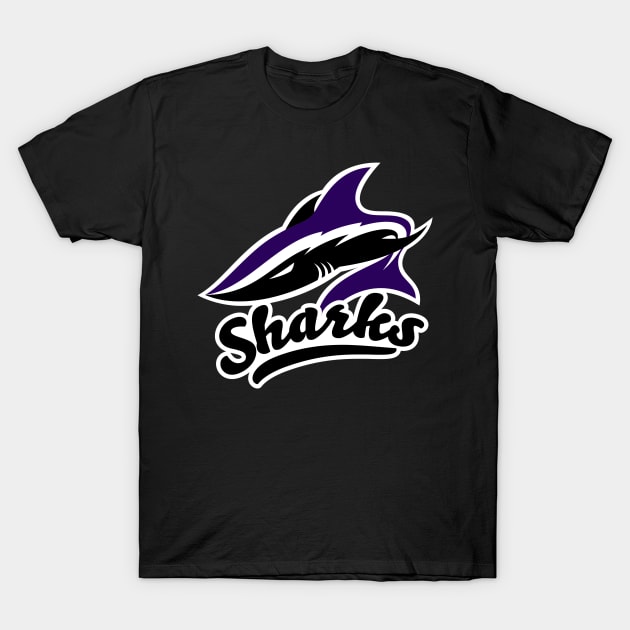 Bay State Sharks Fastpitch Softball T-Shirt by traderjacks